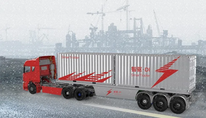 E truck trailer E truck trailer